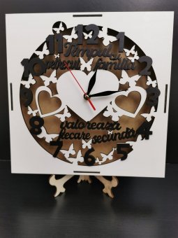 Ceas licheni - timpul